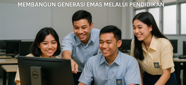 Siswa SMK Fransiskus 2 belajar di laboratorium modern dengan suasana aktif dan produktif.